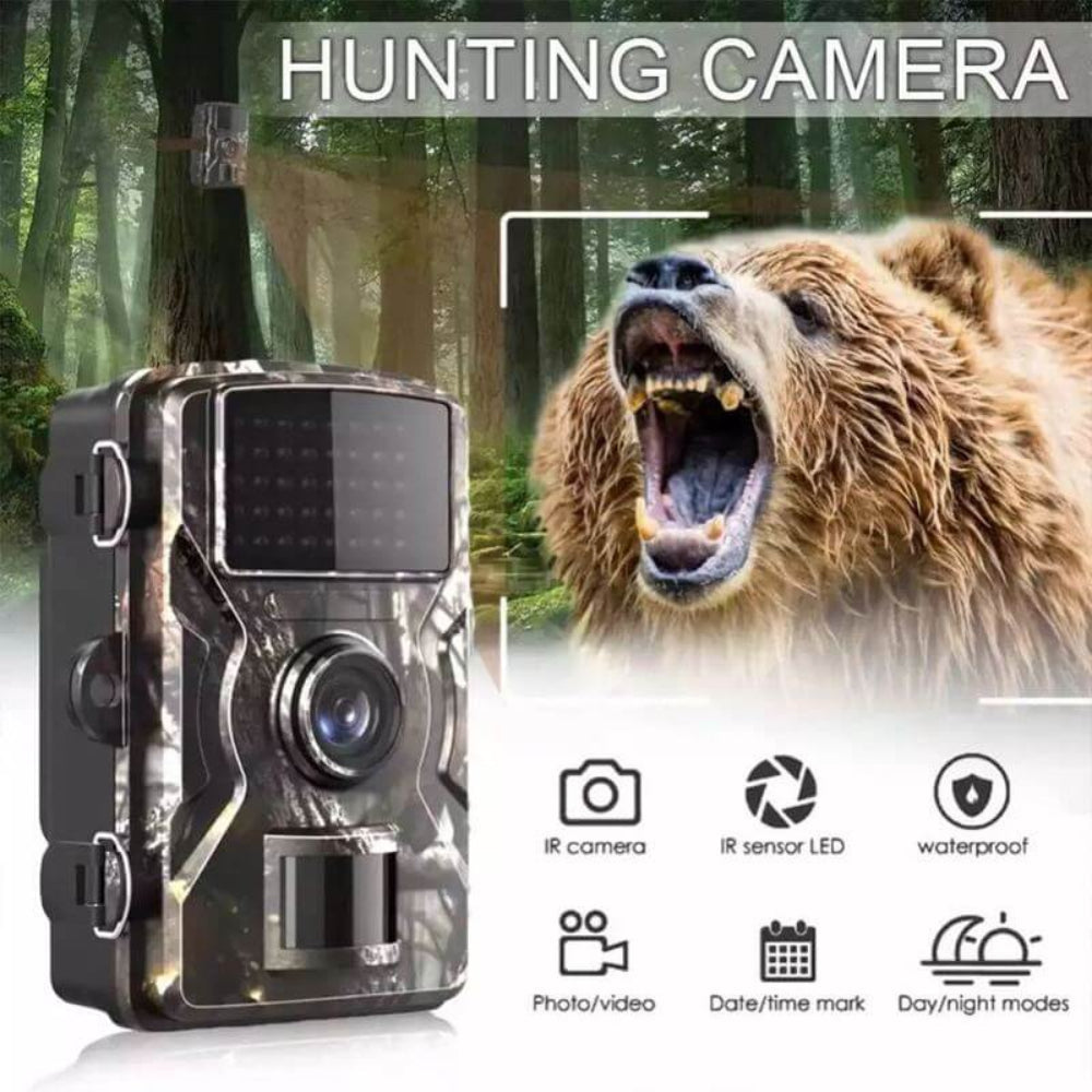 Outdoor Wildlife Trail Cam with Infrared Night Vision and Motion Detection