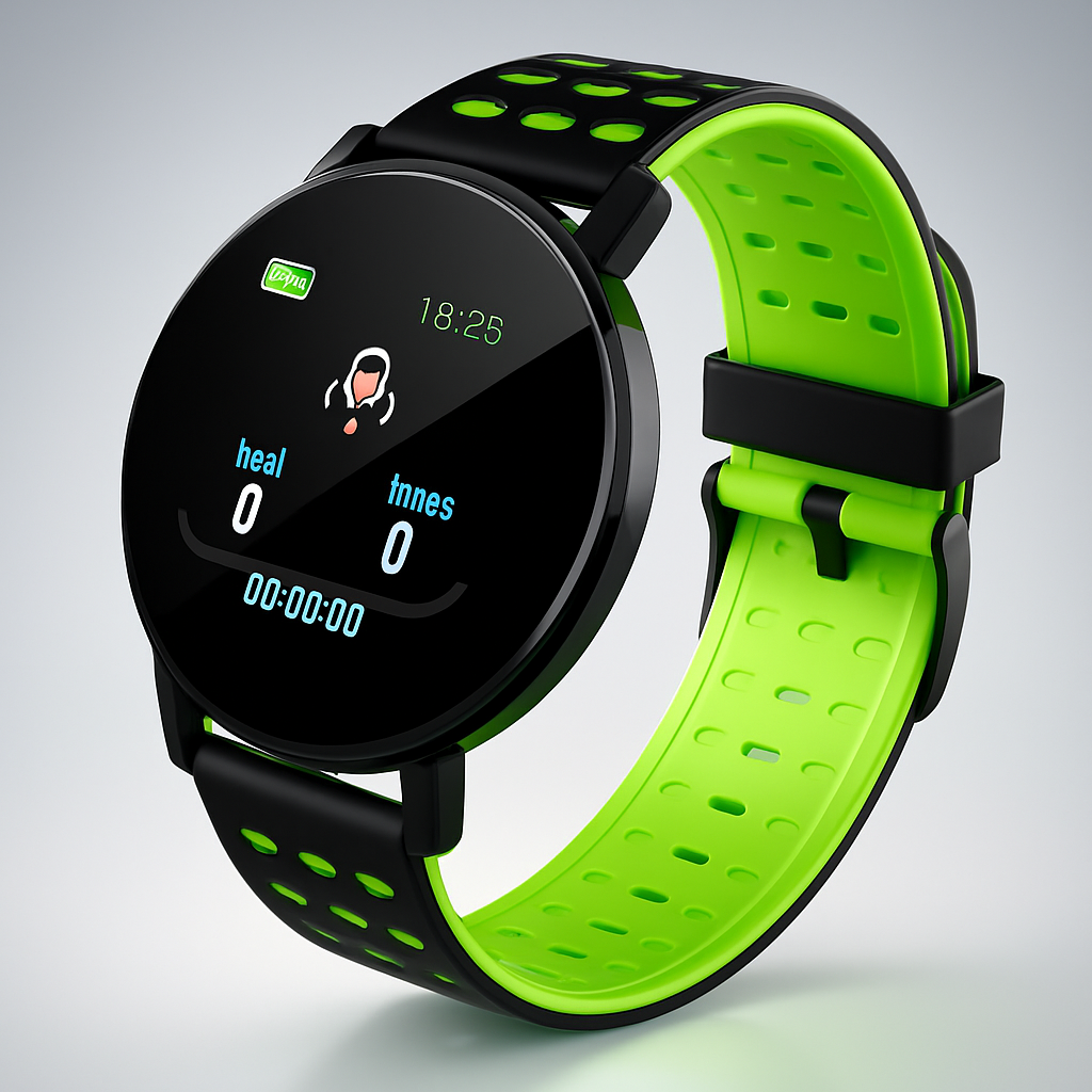 Waterproof Fitness Smartwatch with Heart & Sleep Tracking