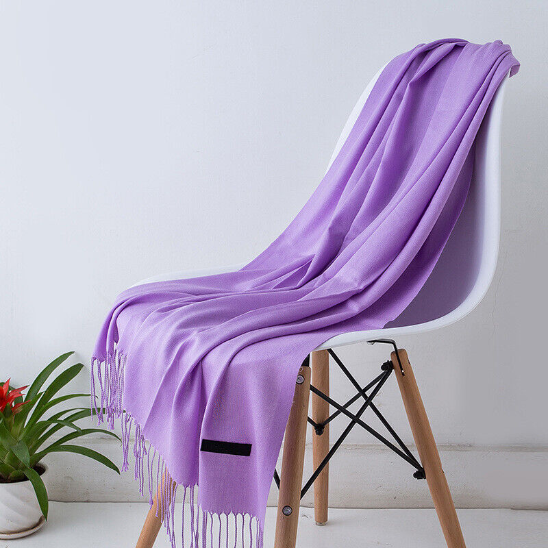 Women's Long Tassel Winter Wrap Shawl