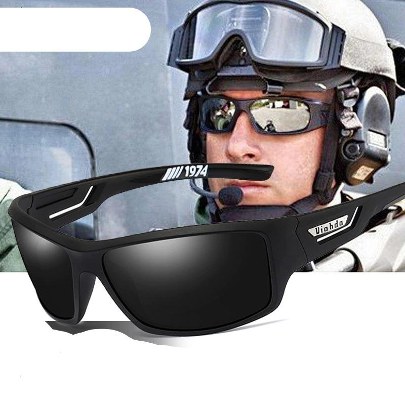 UV-Protective Polarized Military-Style Sunglasses