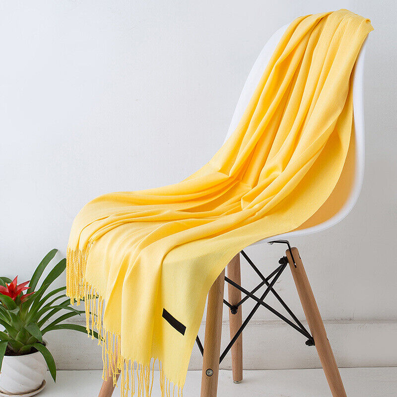 Women's Long Tassel Winter Wrap Shawl