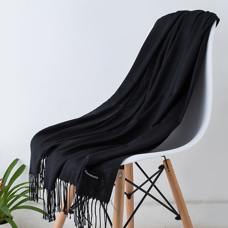 Women's Long Tassel Winter Wrap Shawl
