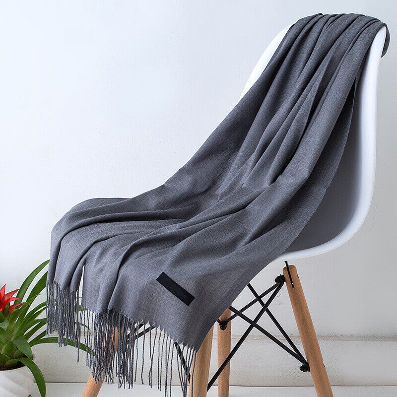 Women's Long Tassel Winter Wrap Shawl