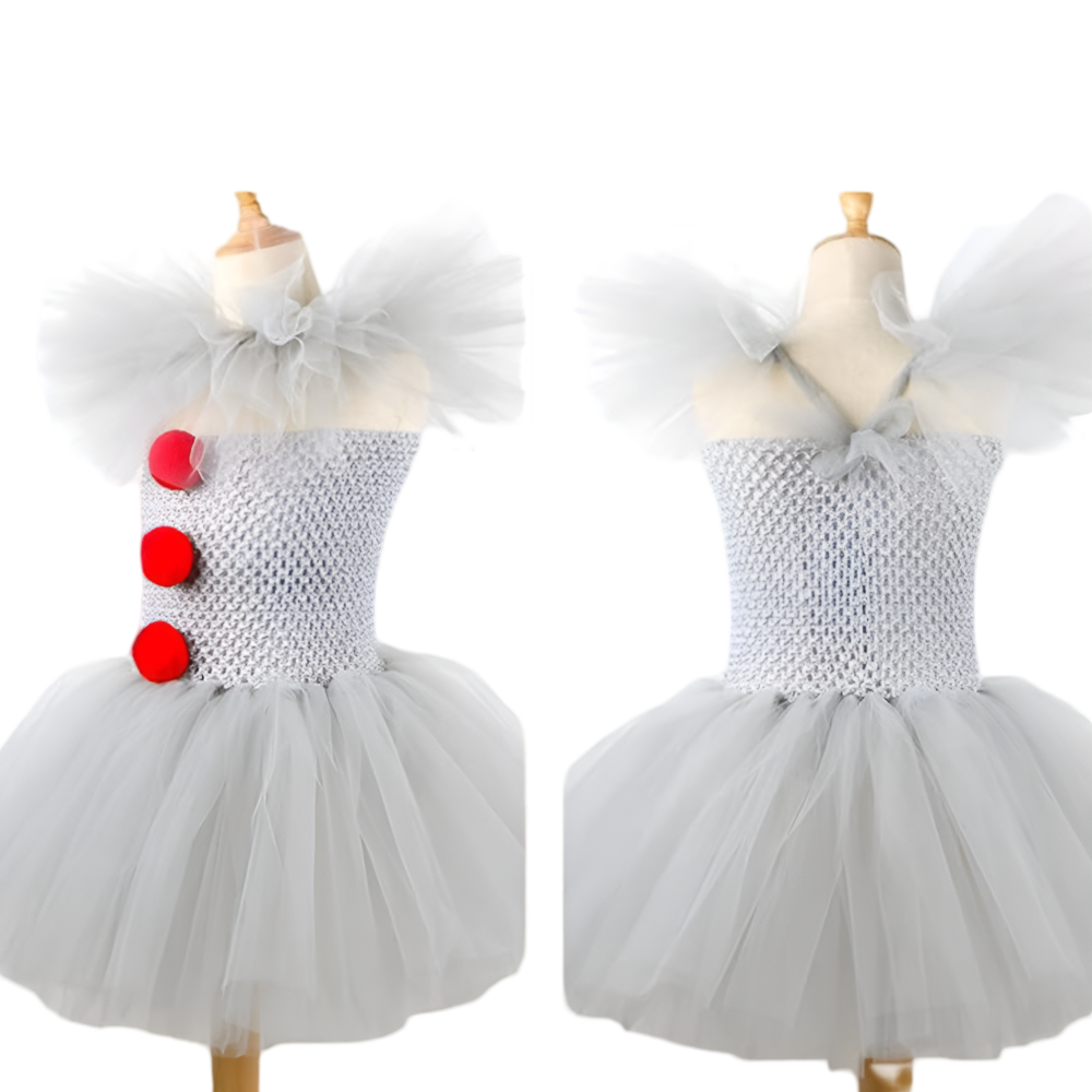 Clown Tutu Dress Costume for Girls