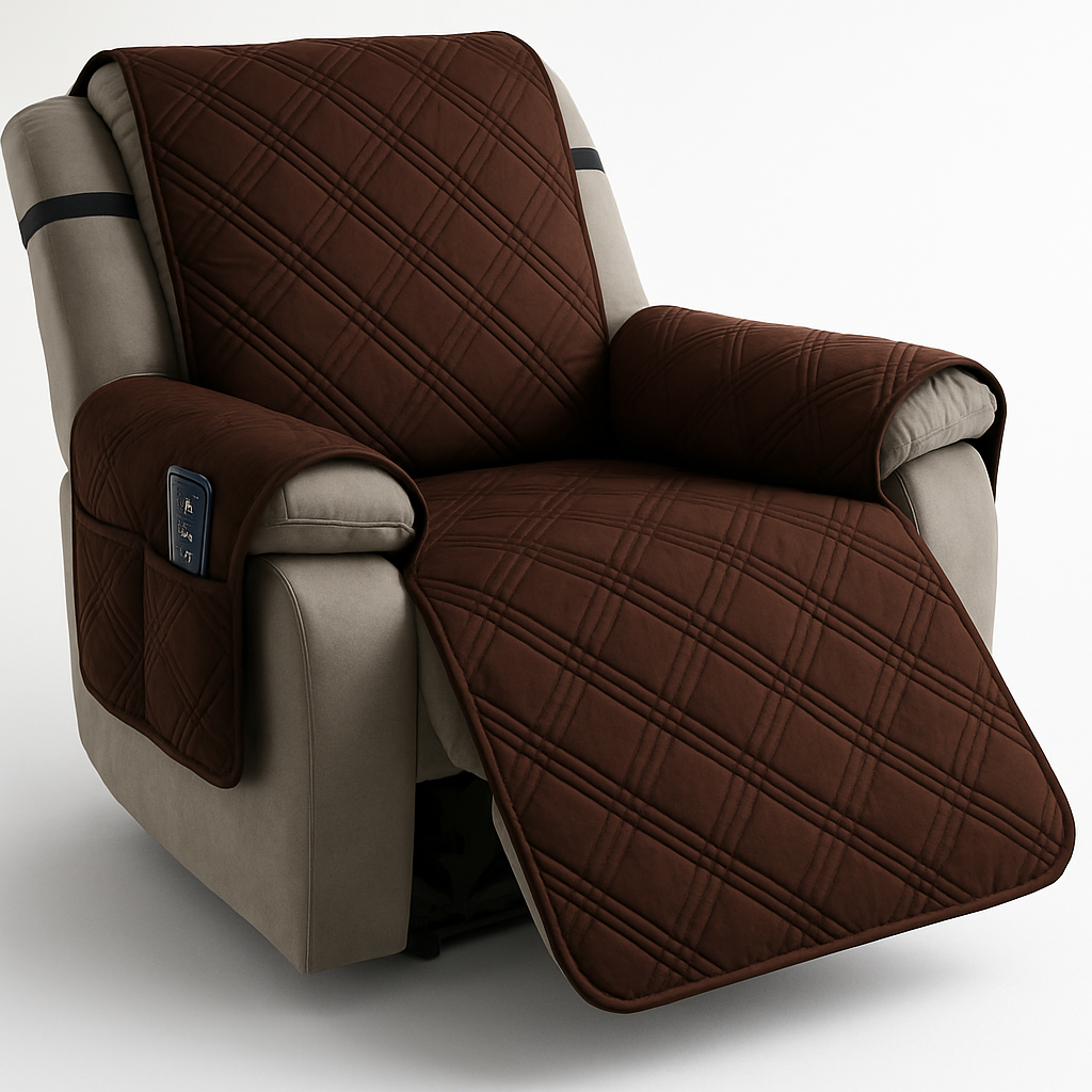 Quilted Waterproof Recliner Chair Slipcover