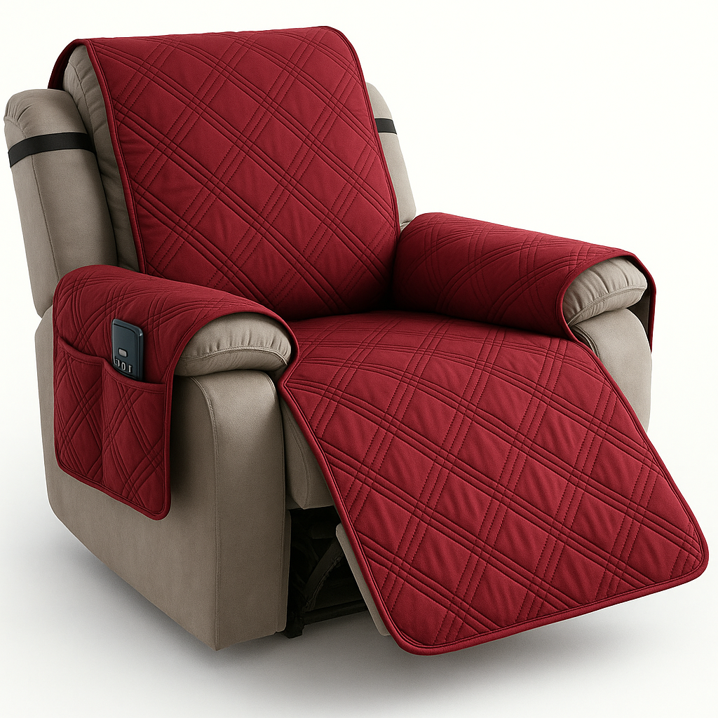 Quilted Waterproof Recliner Chair Slipcover