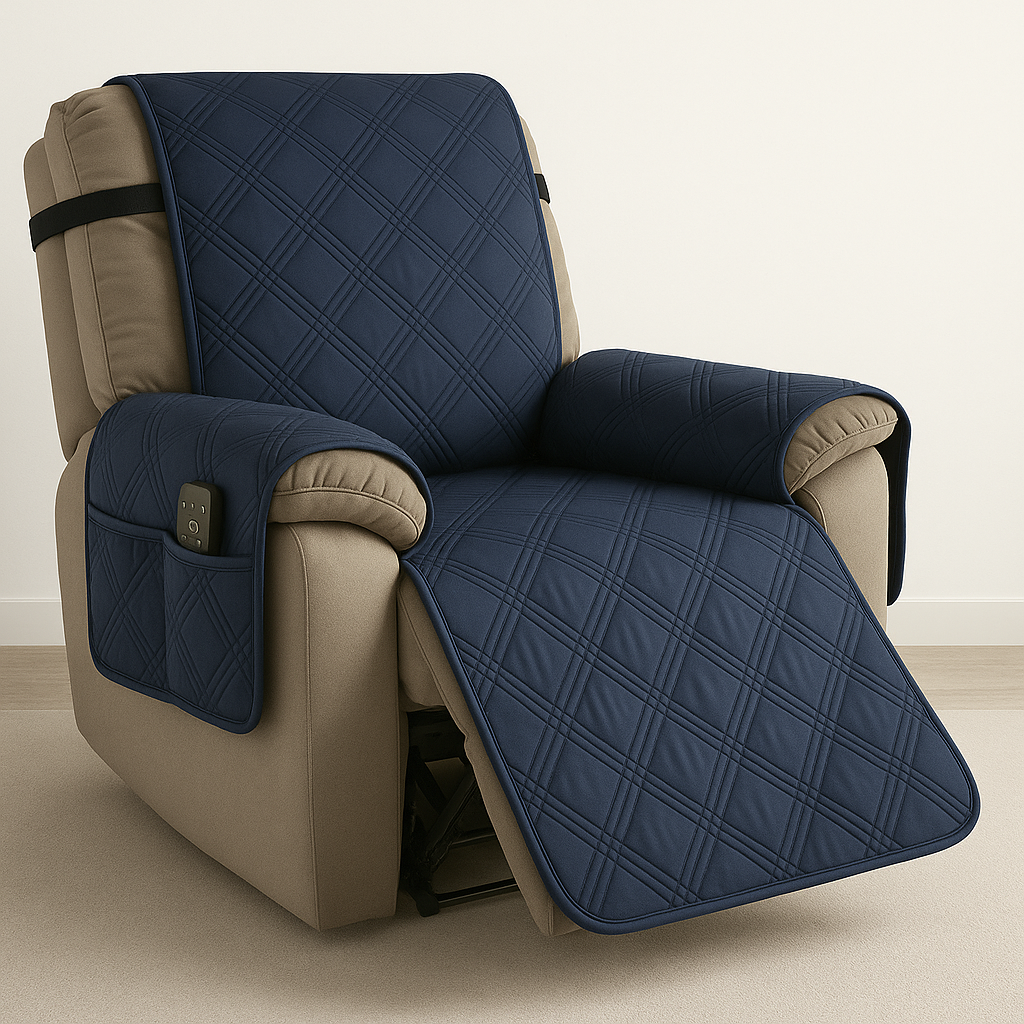 Quilted Waterproof Recliner Chair Slipcover