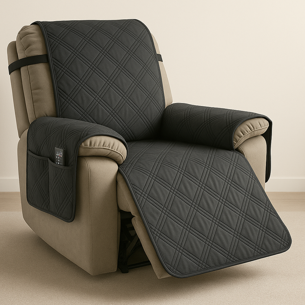 Quilted Waterproof Recliner Chair Slipcover