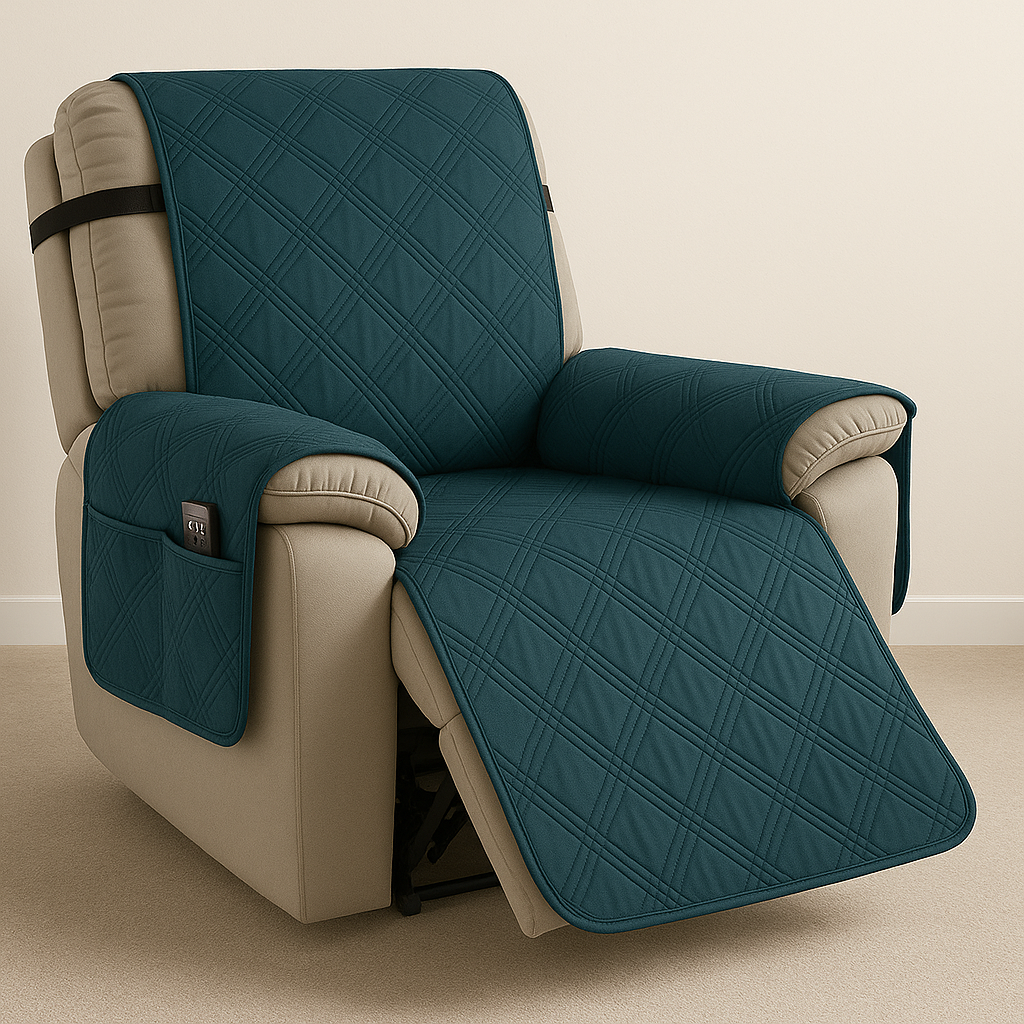 Quilted Waterproof Recliner Chair Slipcover