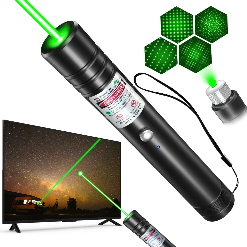 Rechargeable High-Powered Green Beam Outdoor Pointer