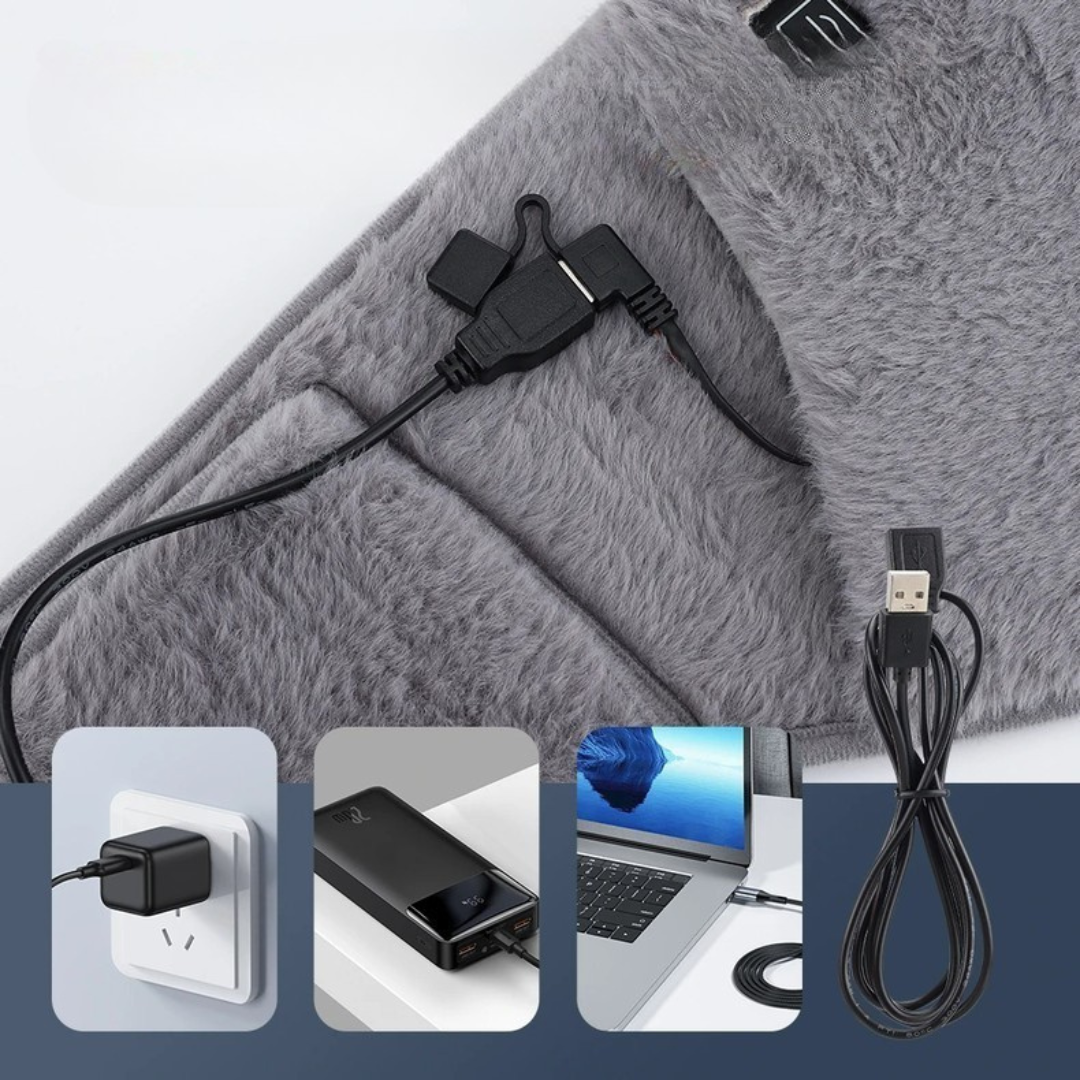 USB Rechargeable Electric Waist Heating Wrap