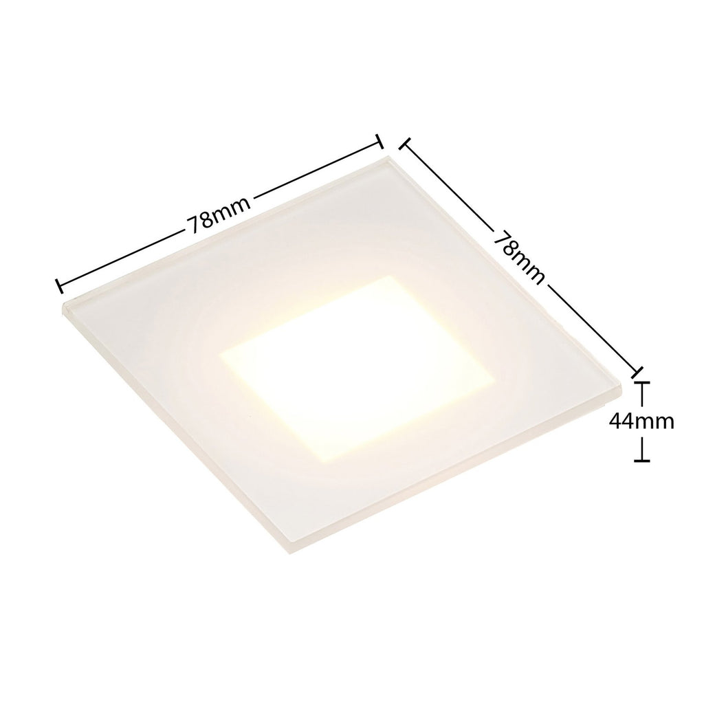 Wall Light LED Recessed White Modern Stairway Fixture