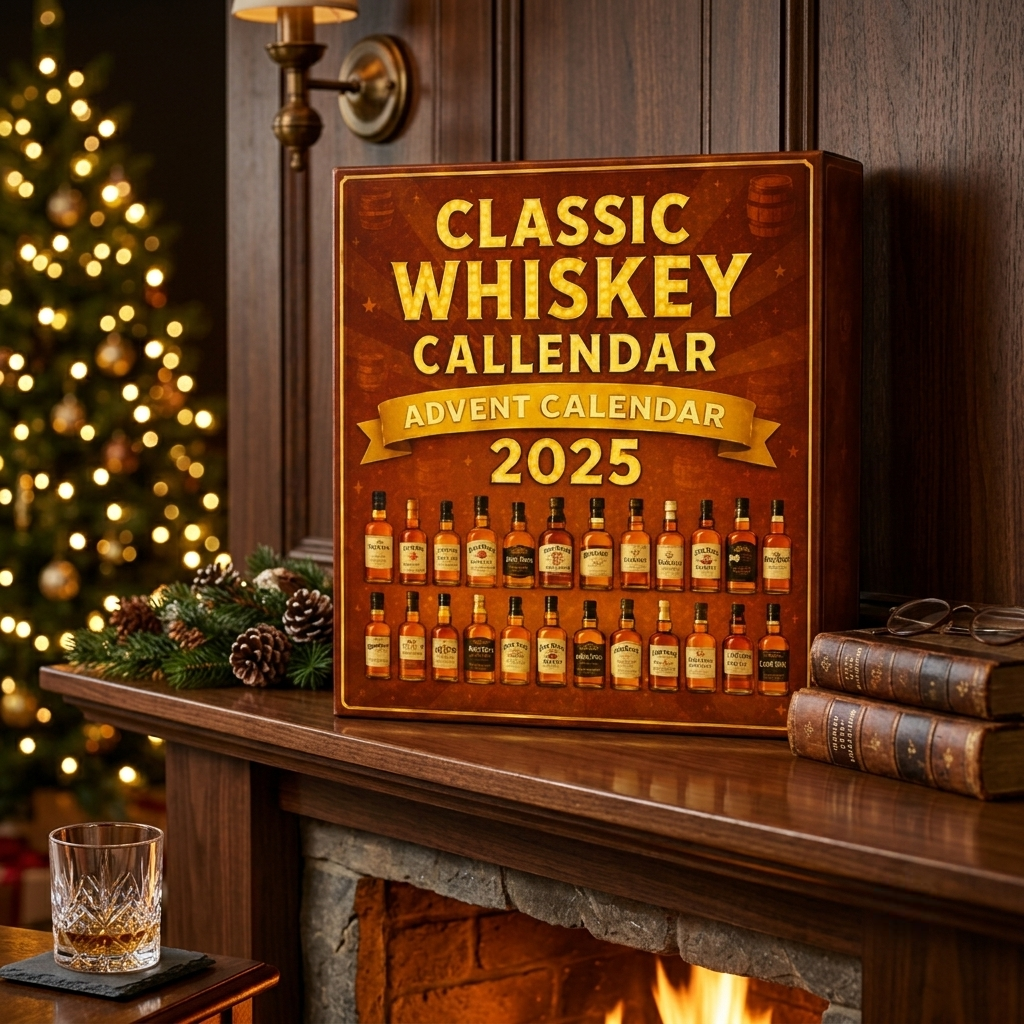 Whiskey-Themed Holiday Countdown Advent Set