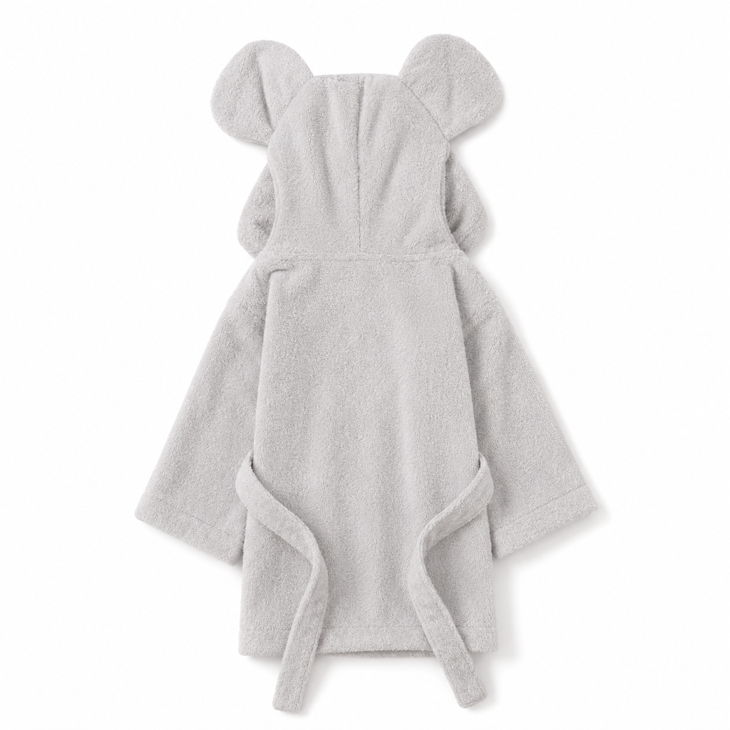 Hooded Cotton Animal Bath Robe for Babies