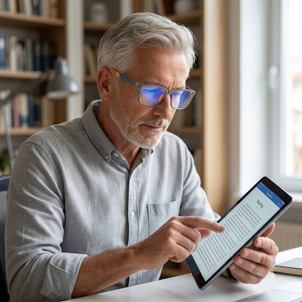 Men's Blue Light Blocking Reading Glasses