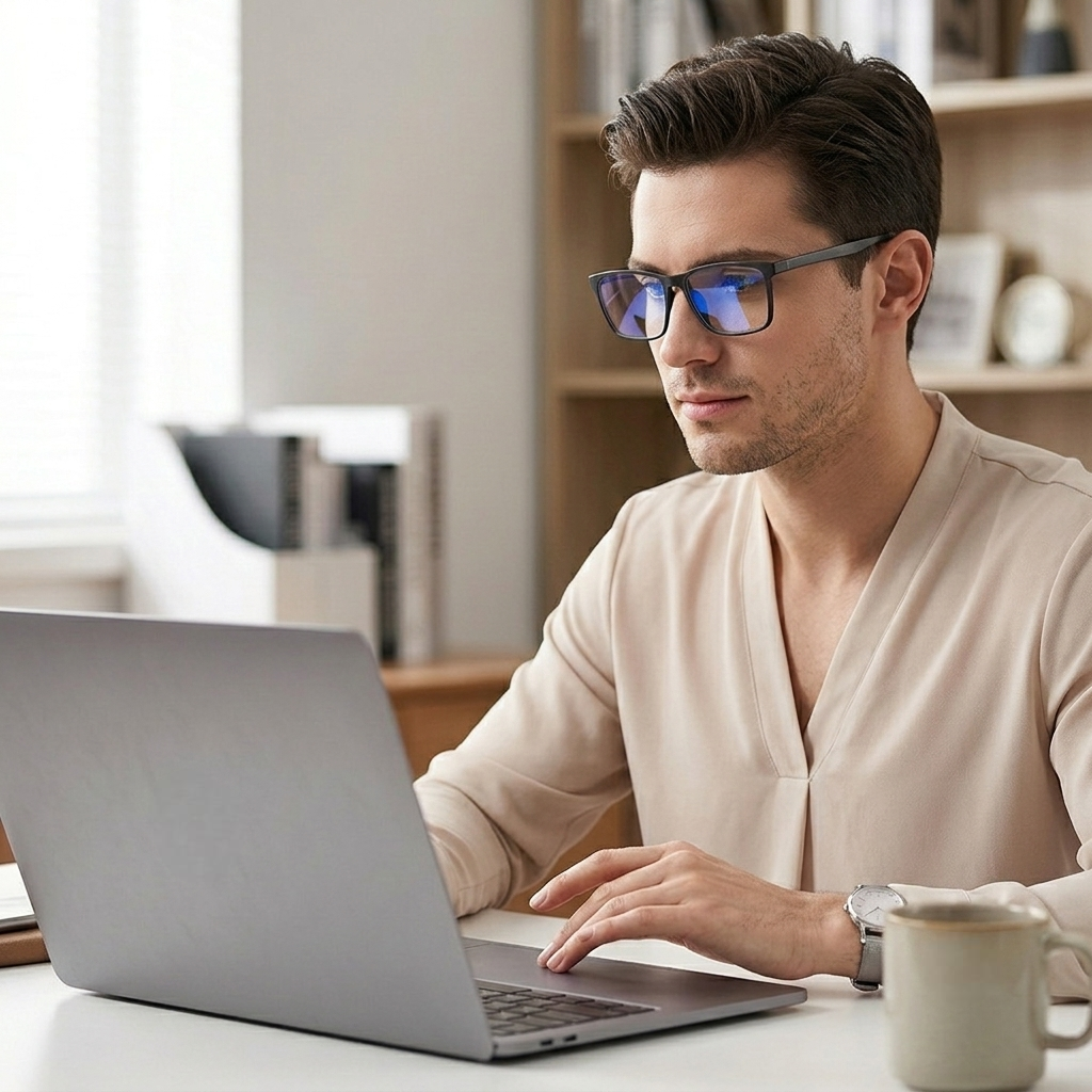 Men's Blue Light Blocking Reading Glasses