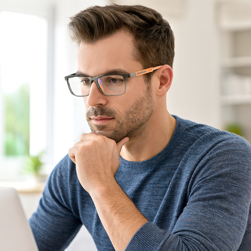 Men's Blue Light Blocking Reading Glasses