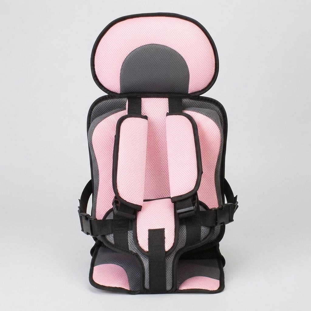 Portable Kids Booster Chair with 5-Point Harness Support