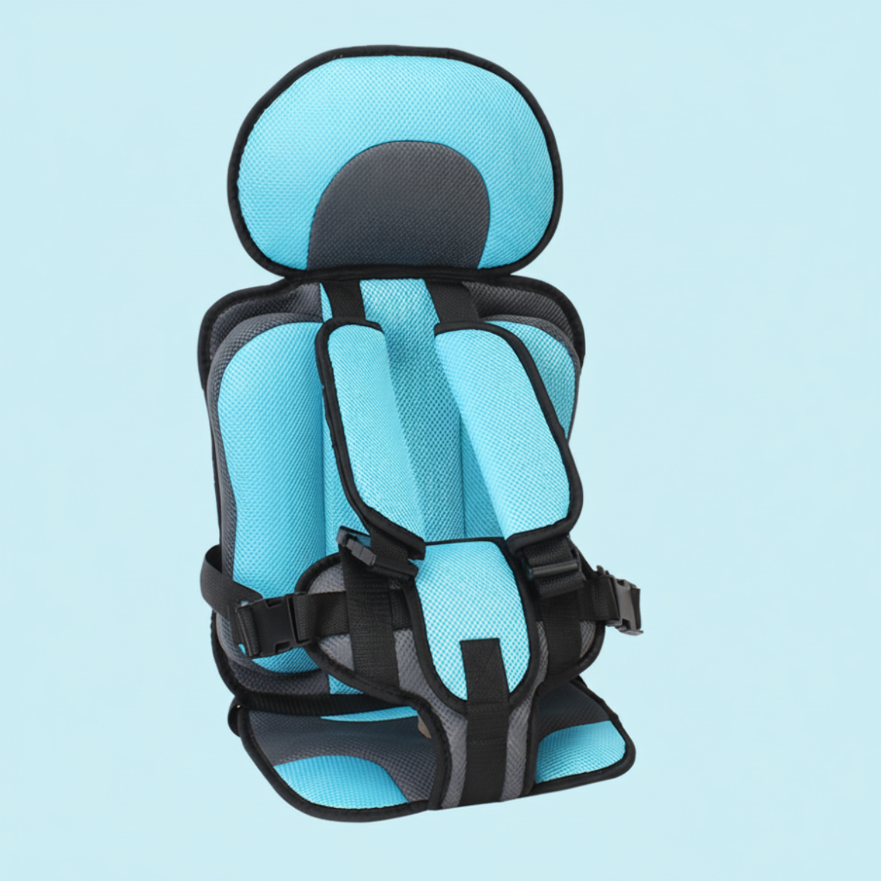 Portable Travel Toddler Booster Seat with Harness Support