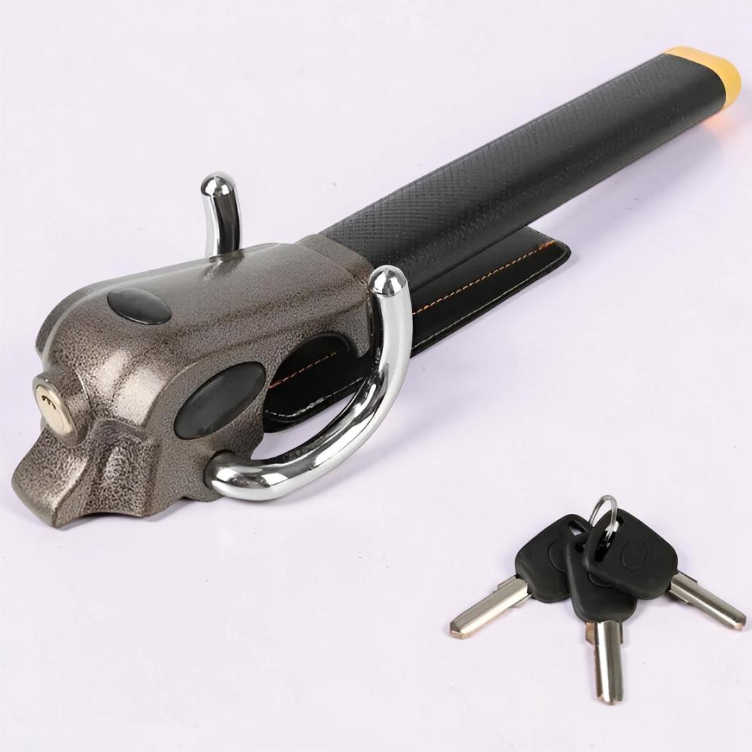 Heavy-Duty Anti-Theft Steering Wheel Lock