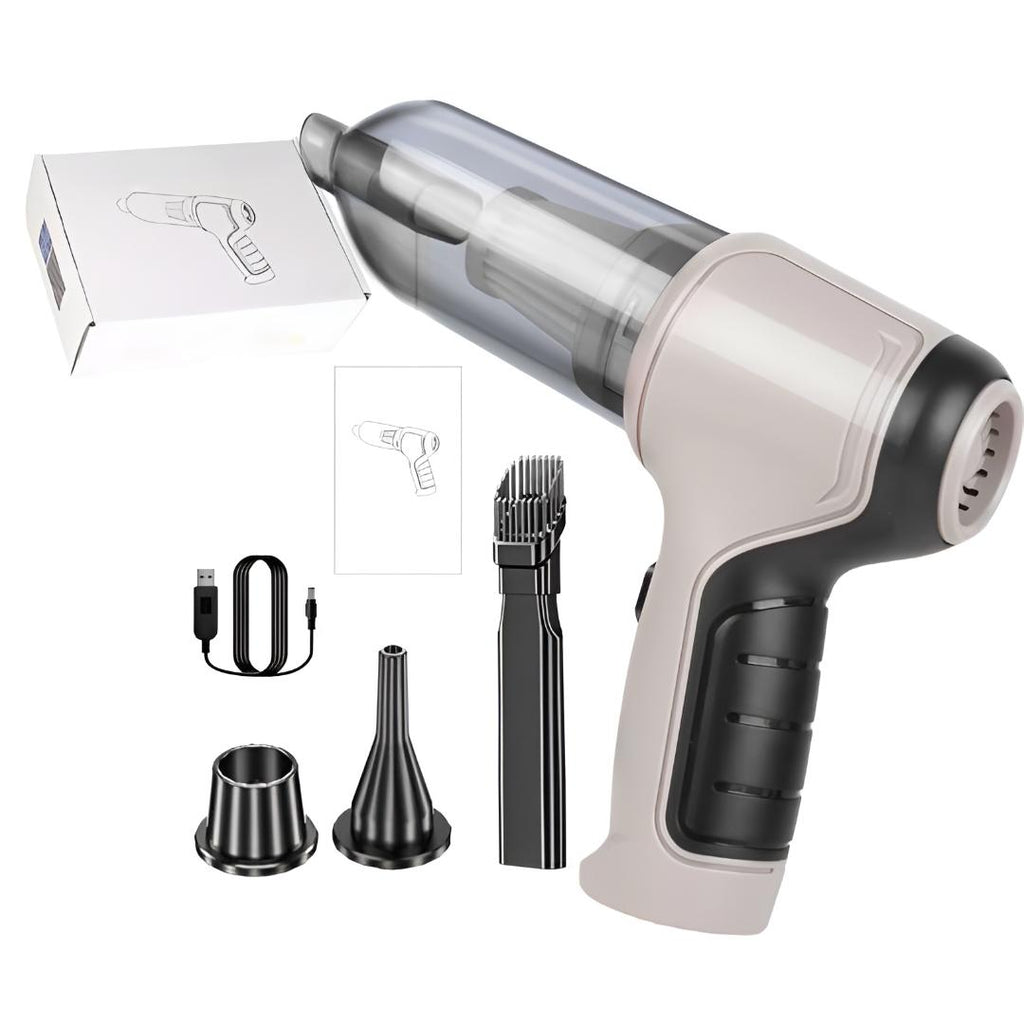 Cordless Handheld Car Vacuum with Attachments