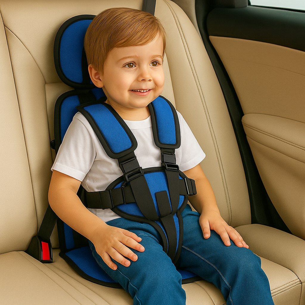 Portable Travel Toddler Booster Seat with Harness Support