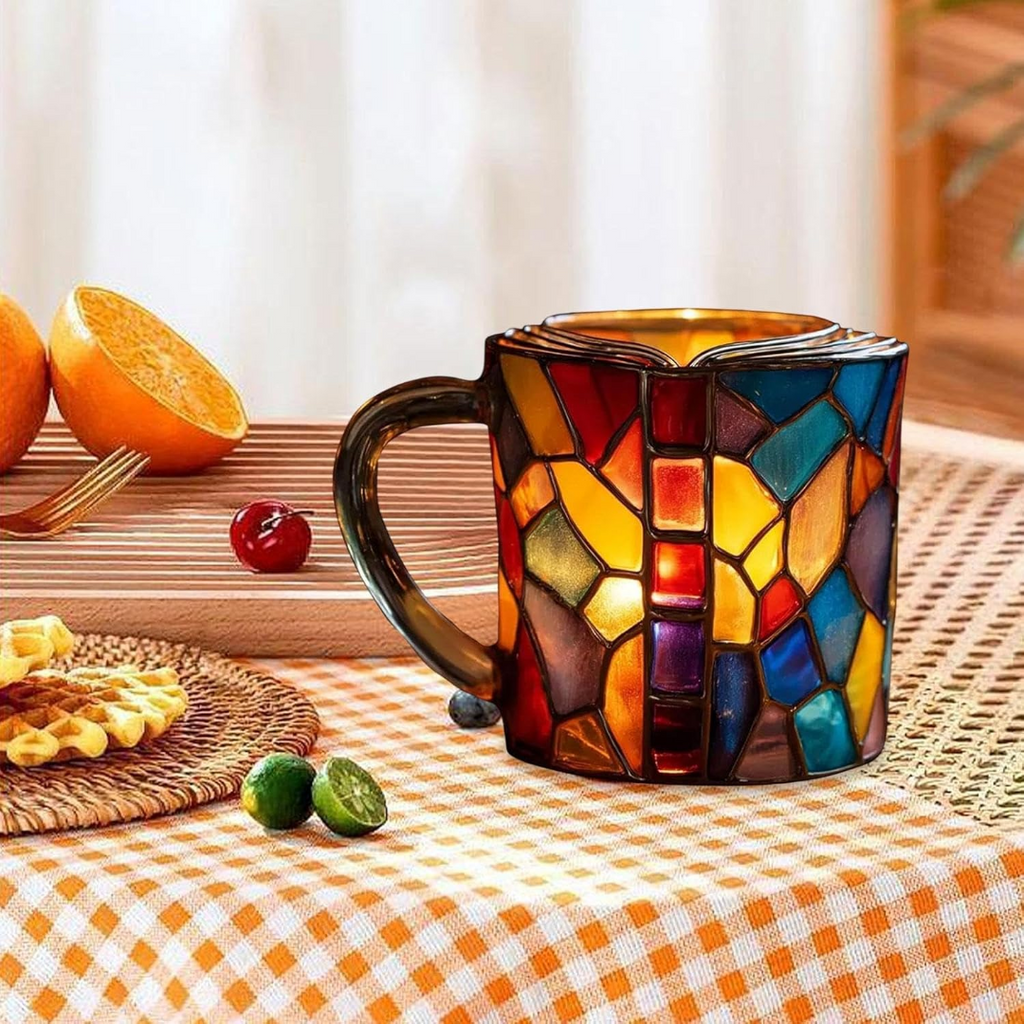 Book-Shaped Glass Coffee Mug for Literature Lovers