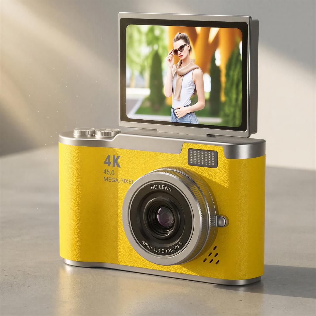 4K Flip-Screen Vlogging Digital Camera