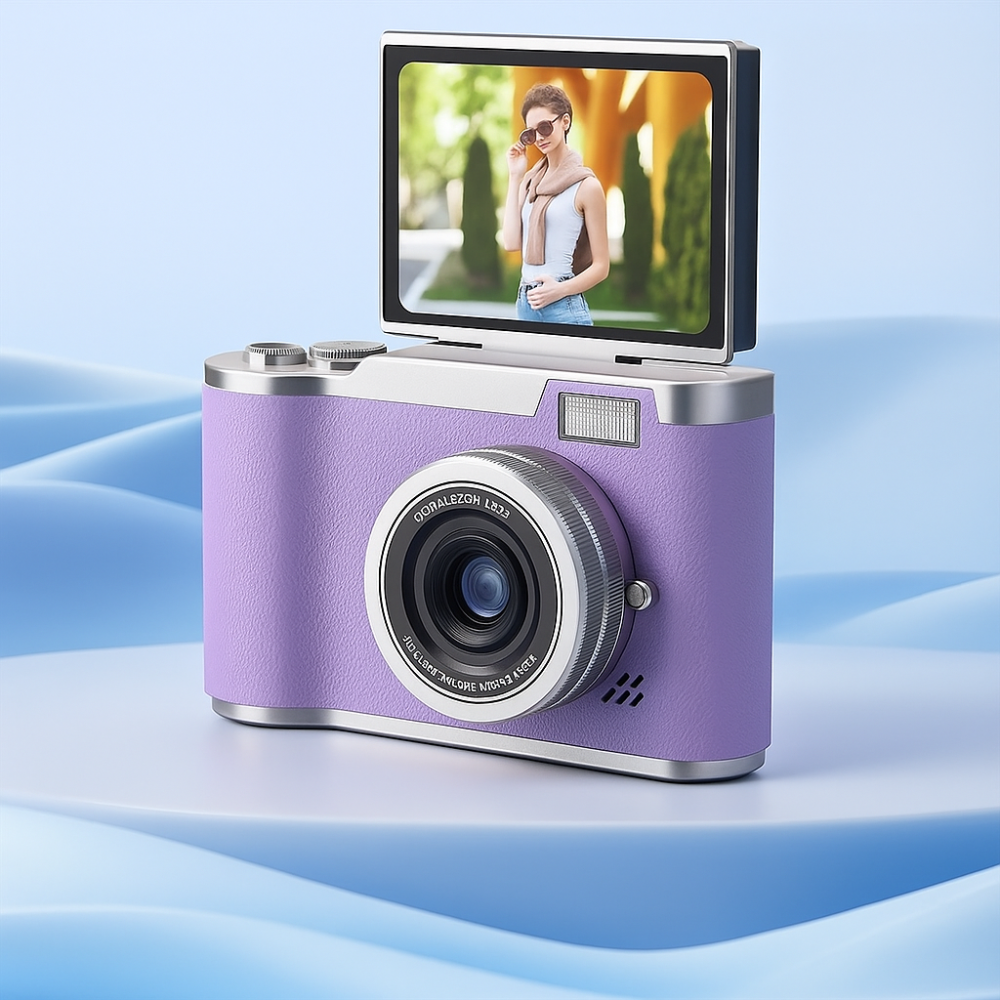 4K Flip-Screen Vlogging Digital Camera