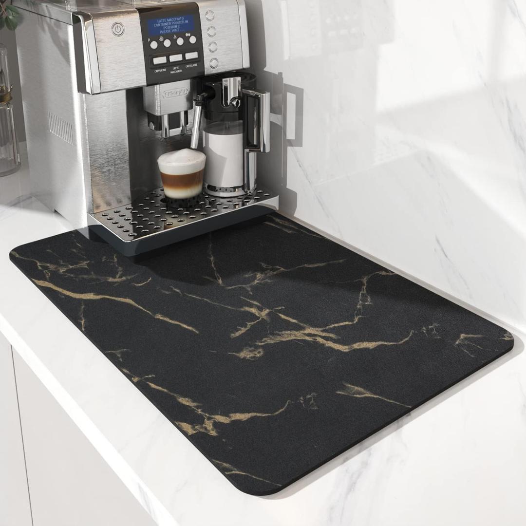 Absorbent Coffee Bar Counter Drying Mat