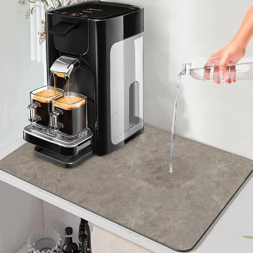 Absorbent Coffee Bar Counter Drying Mat