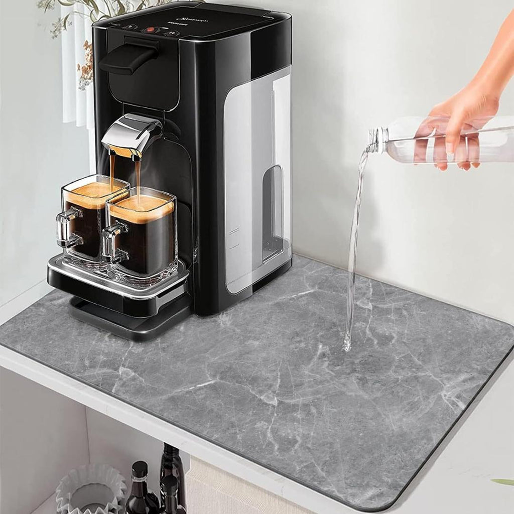 Absorbent Coffee Bar Counter Drying Mat