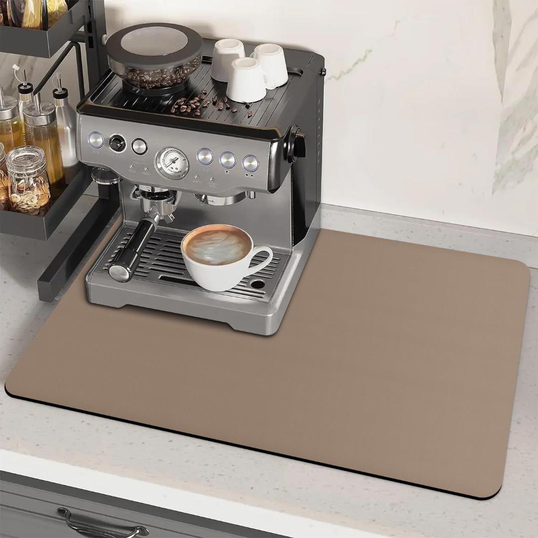 Absorbent Coffee Bar Counter Drying Mat