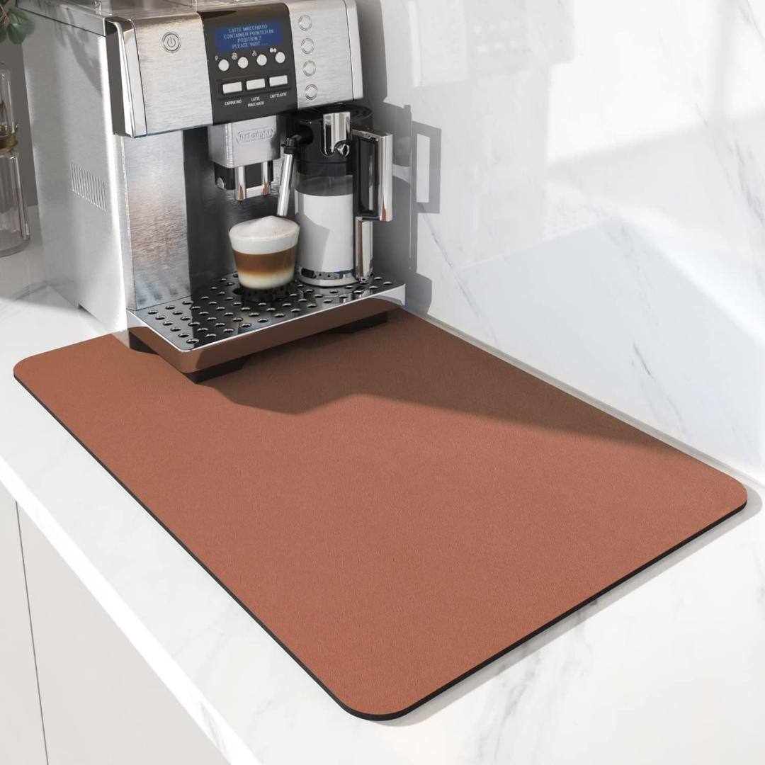 Absorbent Coffee Bar Counter Drying Mat