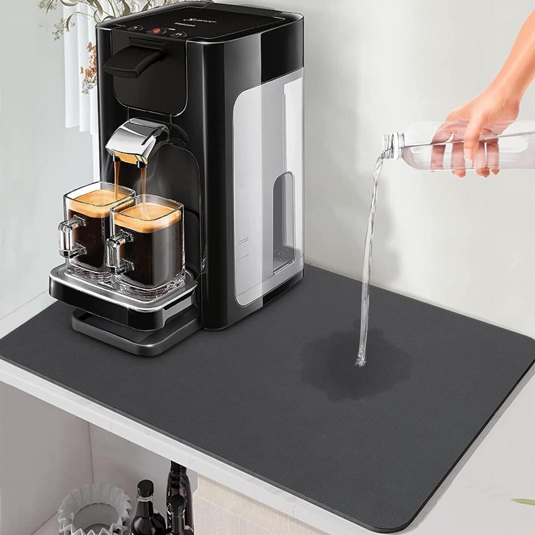 Absorbent Coffee Bar Counter Drying Mat