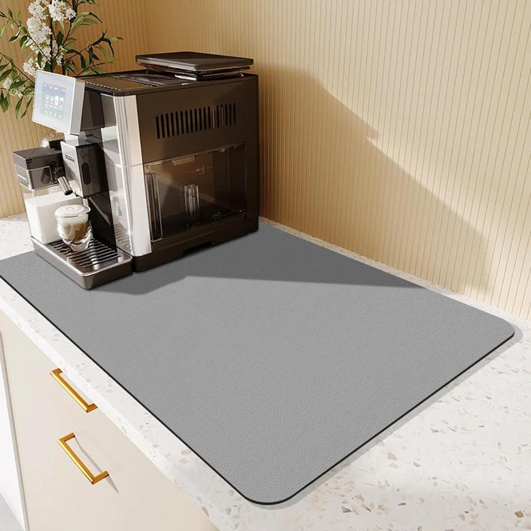 Absorbent Coffee Bar Counter Drying Mat