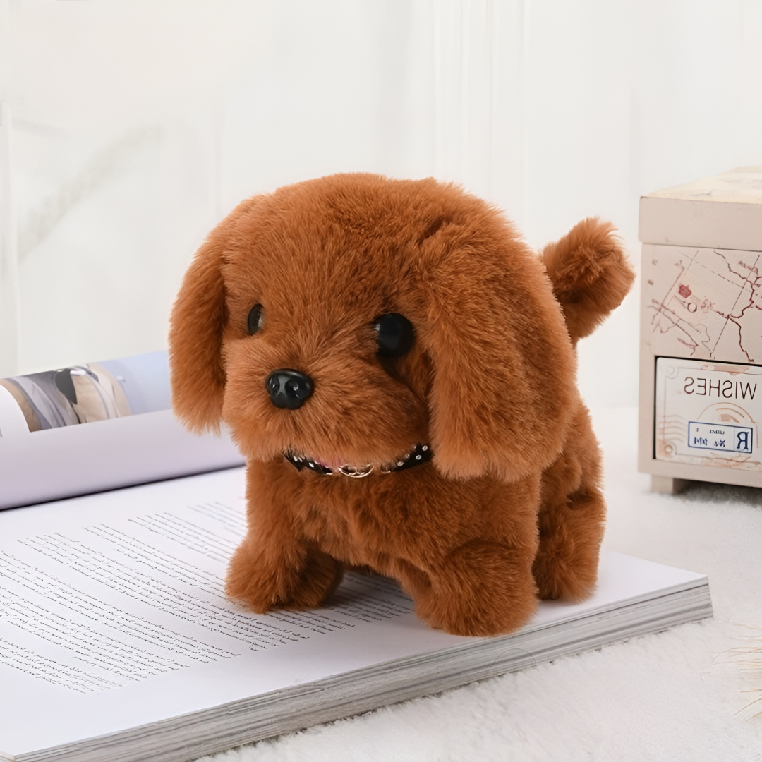 Interactive Electronic Puppy Plush with Robotic Movement