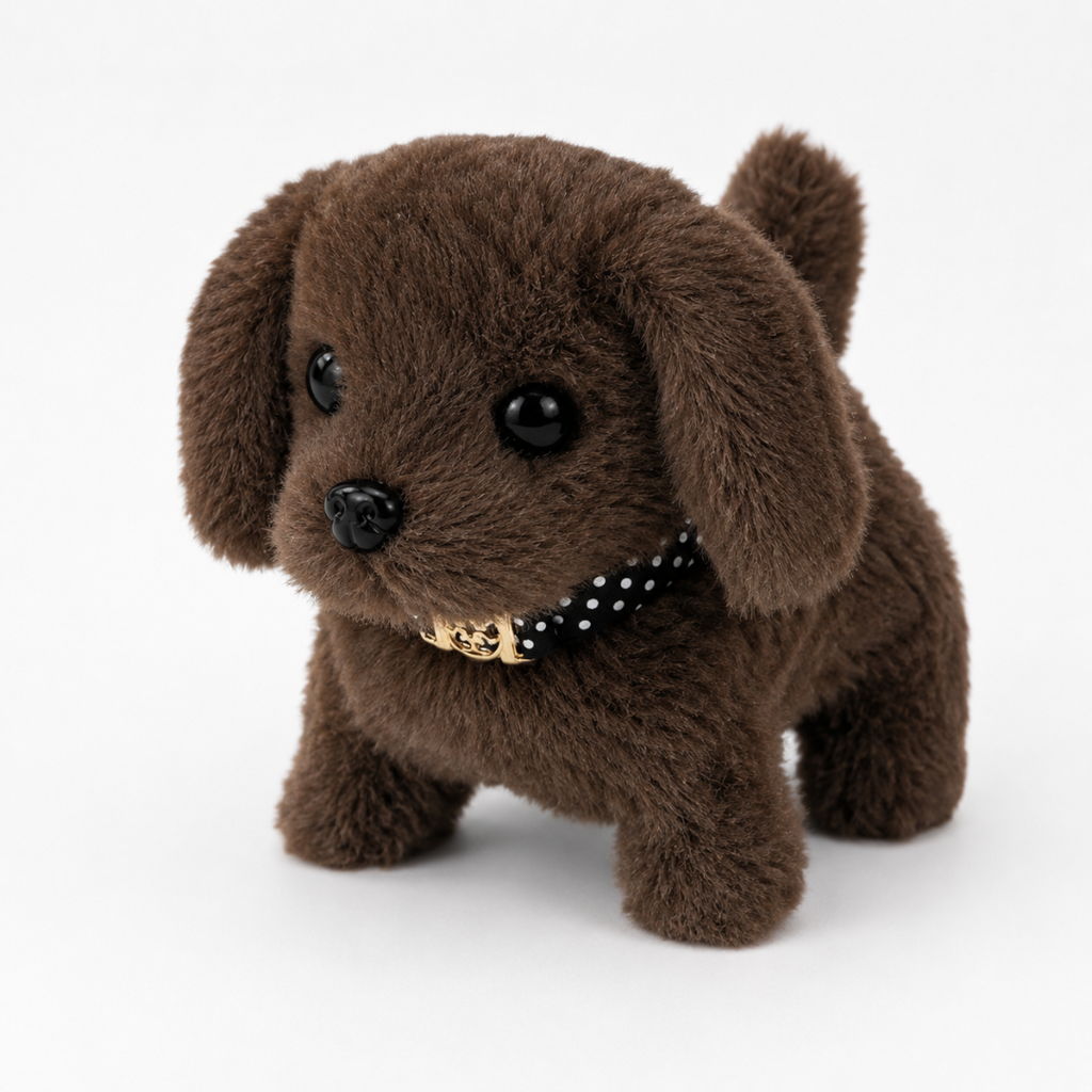 Interactive Electronic Puppy Plush with Robotic Movement