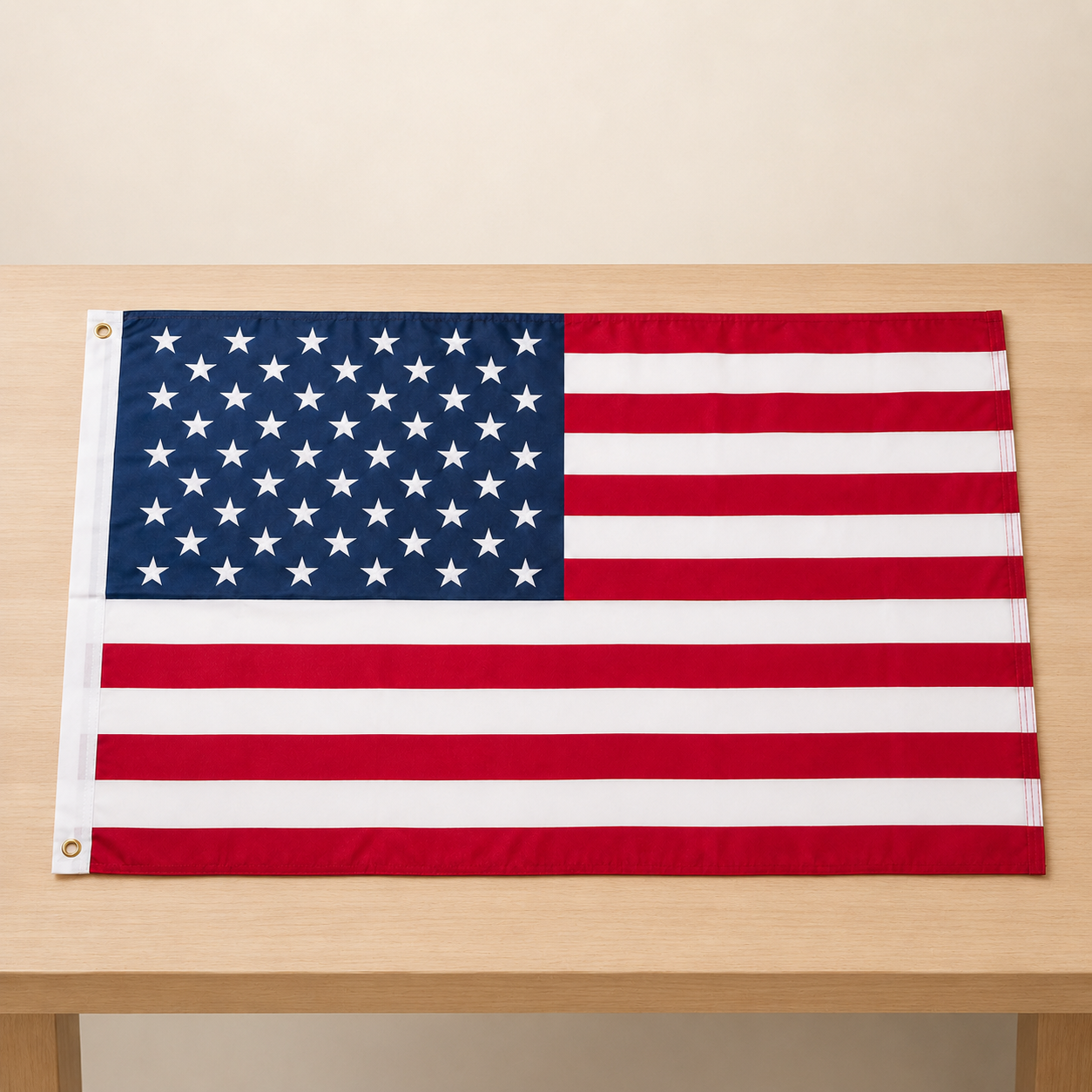 Heavy-Duty Patriotic Outdoor Wall Flag Display