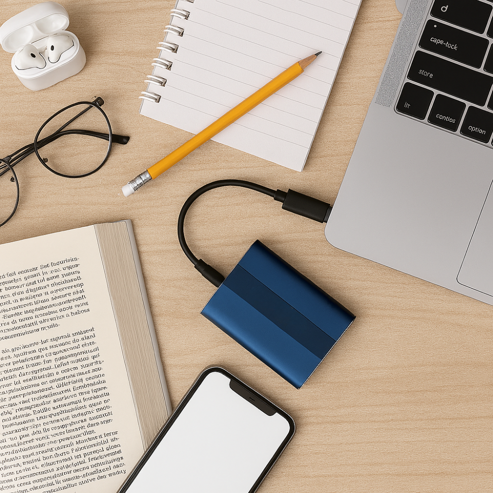 External Hard Drive Portable SSD USB C Storage Device