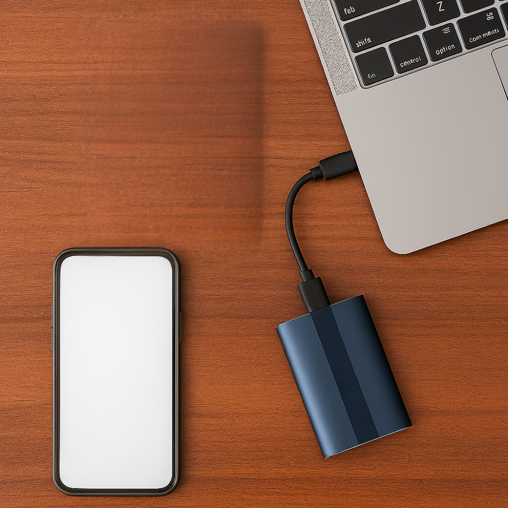 External Hard Drive Portable SSD USB C Storage Device