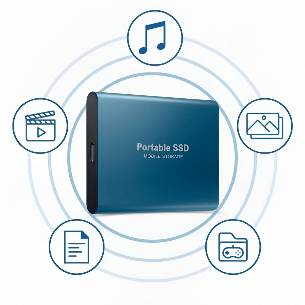 High-Speed Portable USB External SSD Drive