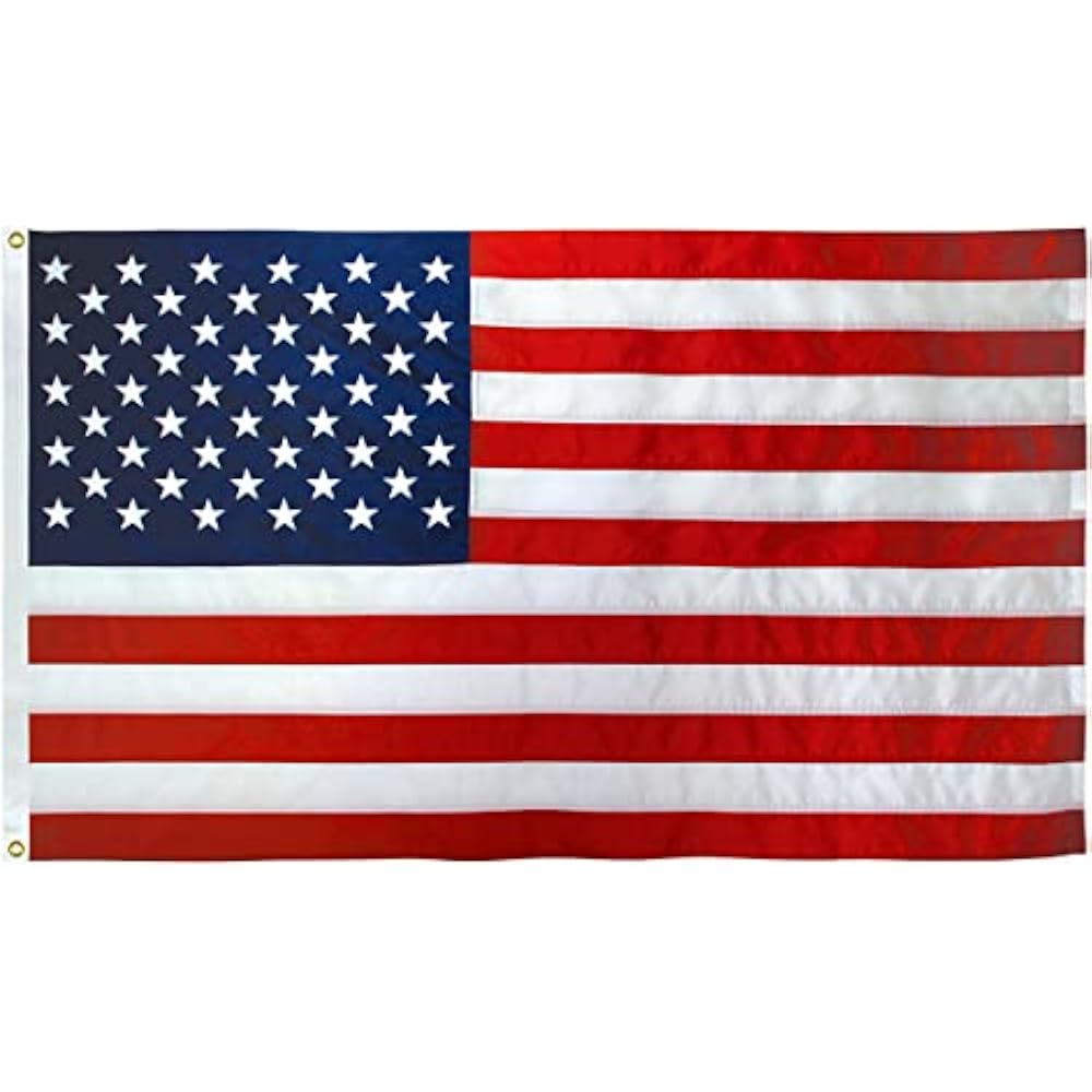 Heavy-Duty Patriotic Outdoor Wall Flag Display