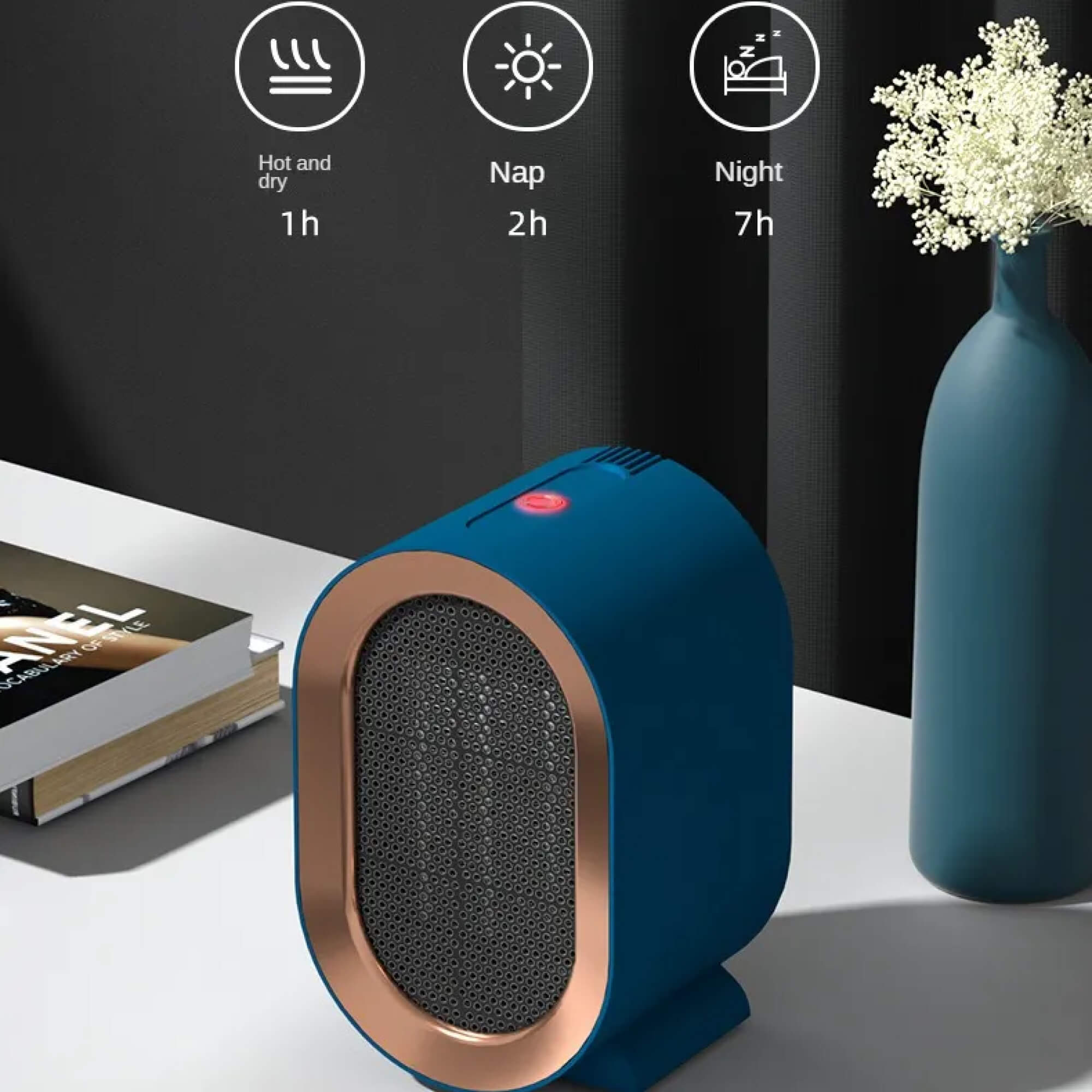 Portable Ceramic Space Heater for Efficient Room Warmth