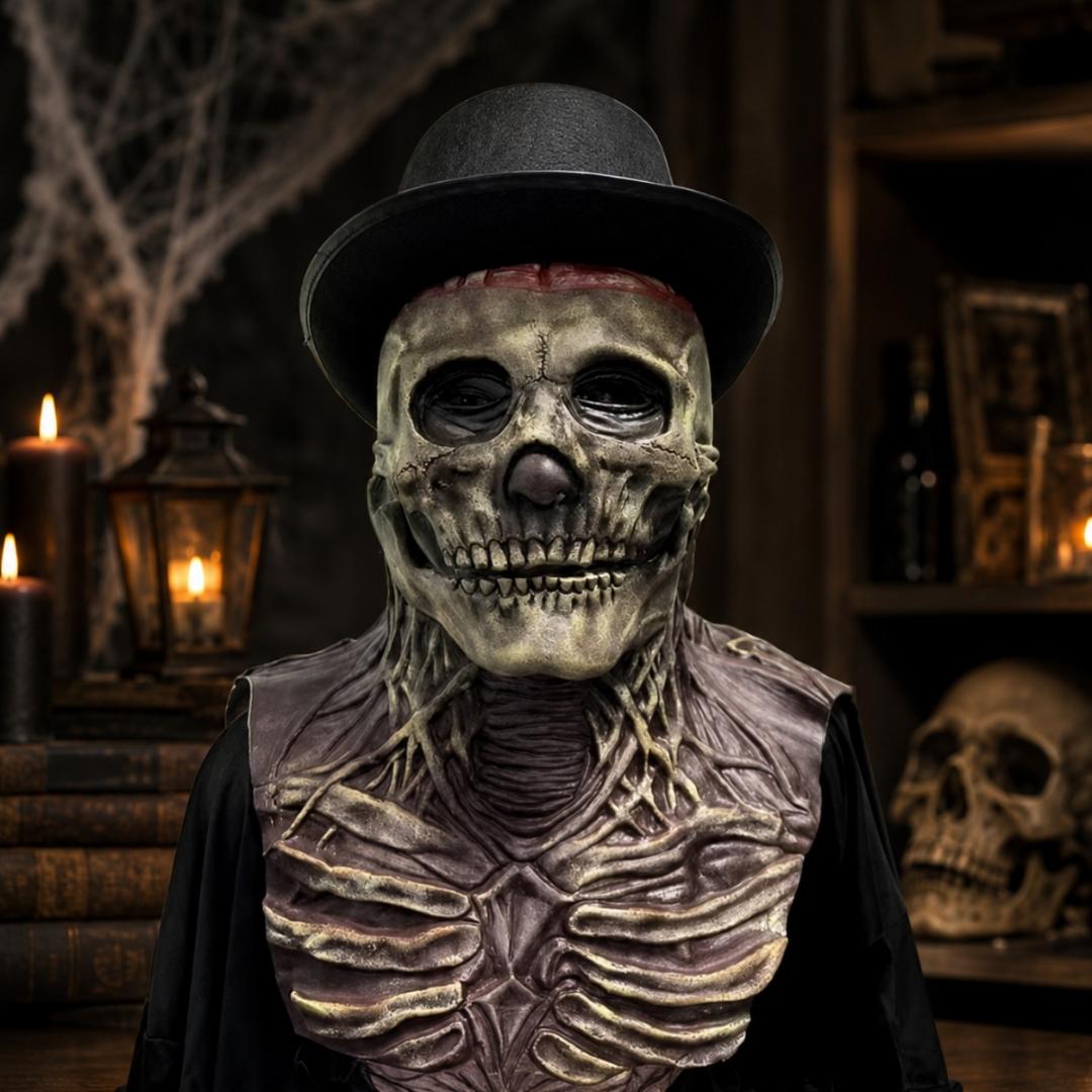 Latex Skull Horror Party Face Mask