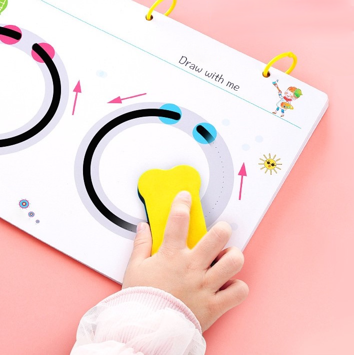 Handwriting Practice Book Reusable Kids Tracing Workbook