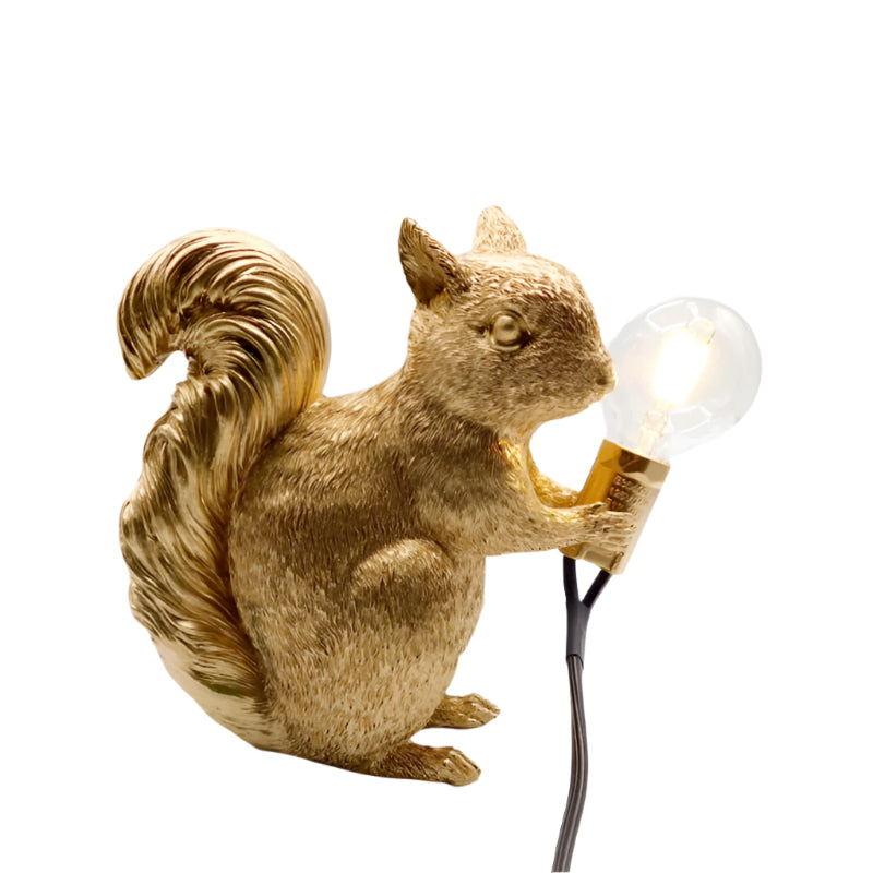 Table Lamp LED Squirrel Kids Bedroom Decorative Light