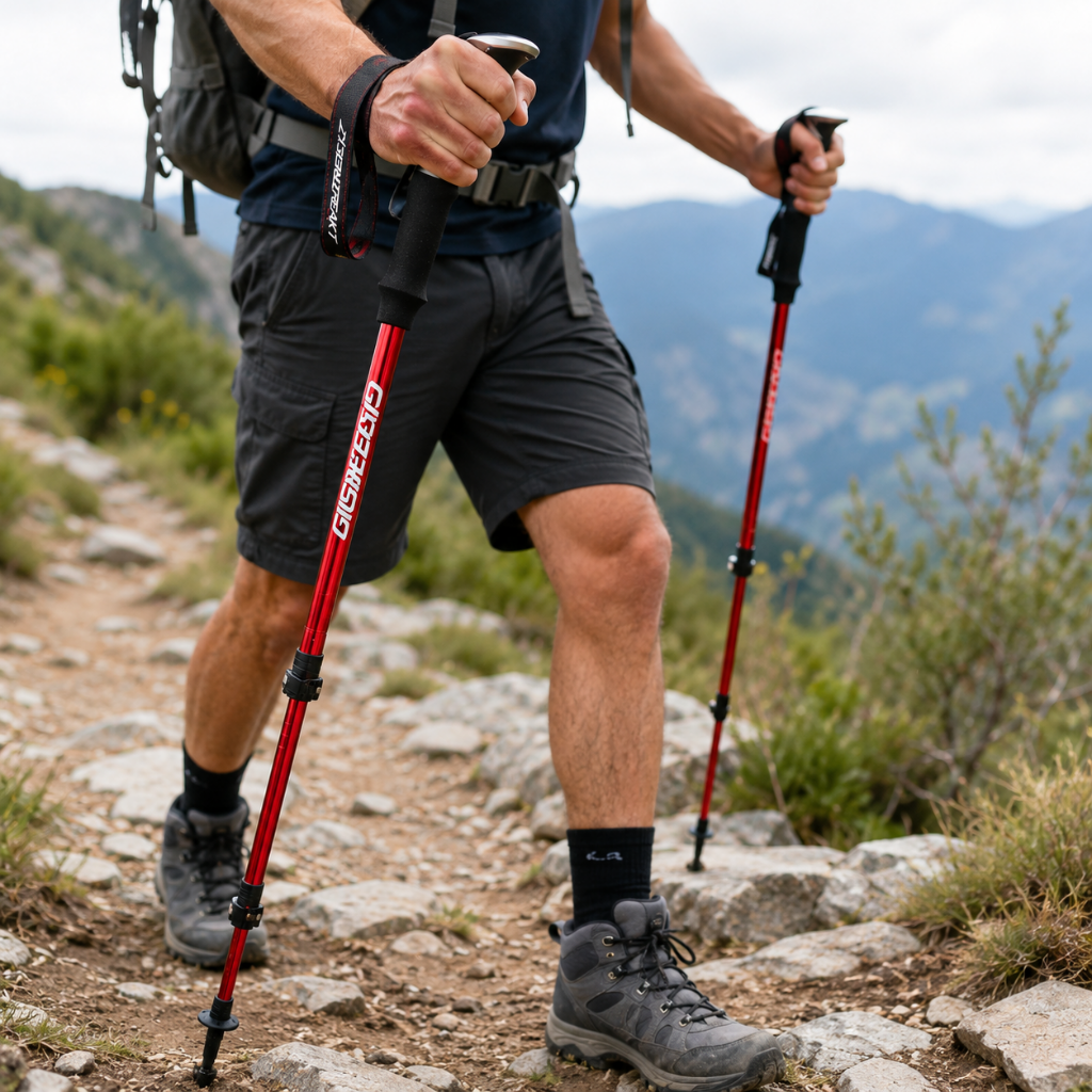 Adjustable Foldable Trail Trekking Poles