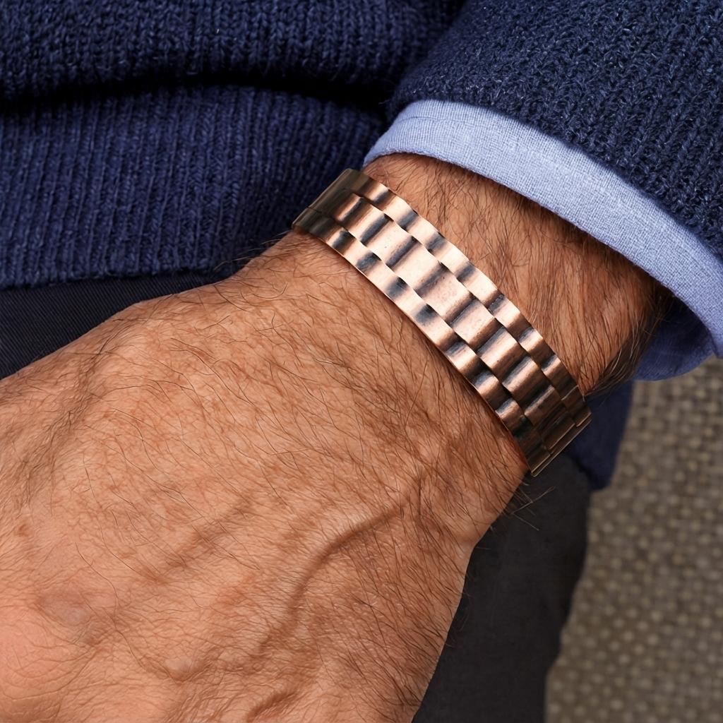 Copper Magnetic Wellness Bracelet for Everyday Wear