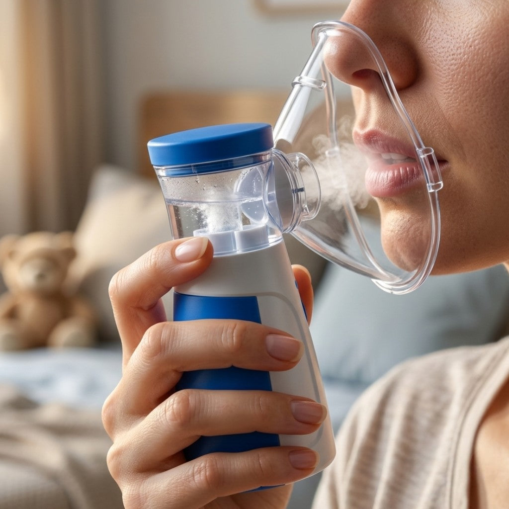 Portable Rechargeable Silent Mesh Nebulizer